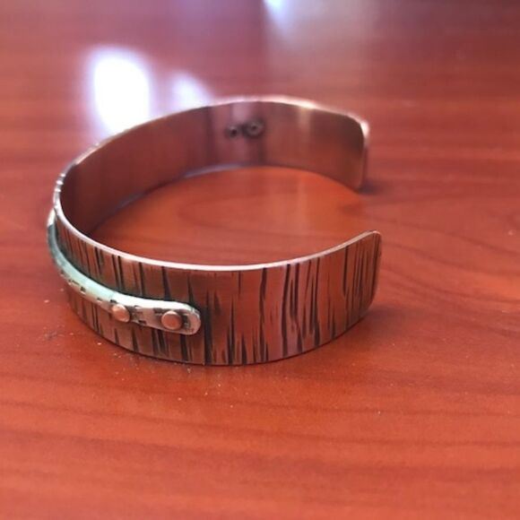 Mens Copper and Sterling Cuff, NWT - Picture 3 of 4